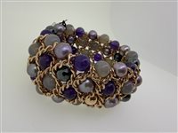 Pulsera Giadan Mujer in Plata ES245-84 PERLE AMETISTA AGATA - ES245-84 PERLE AMETISTA AGATA